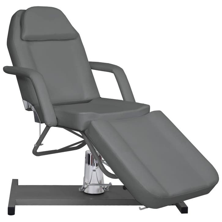 vidaXL Massagetafel 180x62x(87-112) cm grijs, Sports & Fitness, Produits de massage, Envoi