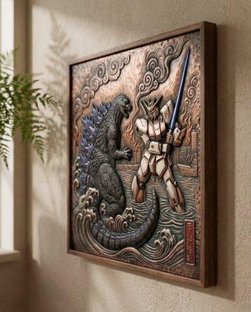 MEDSAN - Kaiju vs Gundam () - UNIQUE WORK