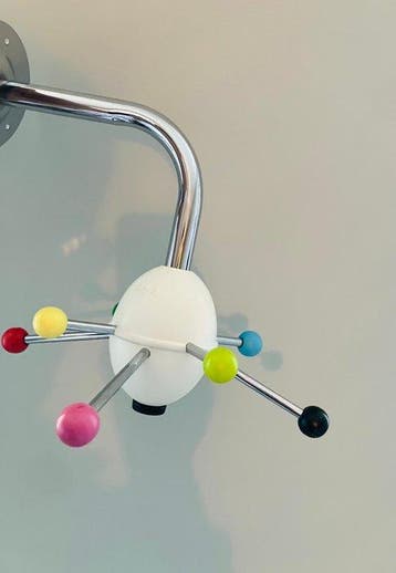 Porte-manteau - Chrome - Porte-manteau vintage Sputnik, Antiek en Kunst