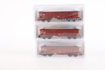 Fleischmann N - 828339 - Modeltrein goederenwagon (3) - Eaos, Nieuw