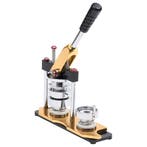 vidaXL Buttonmachine met cirkelsnijder draaipunch 37 mm, Verzenden, Nieuw