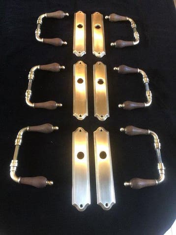 Deurklink (6) - 1960-1970, 1970-1980 - Vintage set, Antiek en Kunst