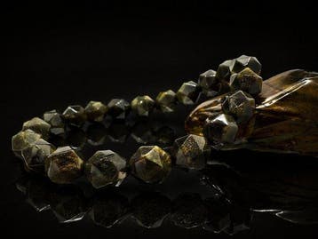 Goudglans Obsidiaan - Armband - Mexico- Faceted Stones, Verzamelen