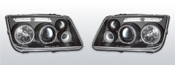 Koplampen geschikt voor VW Bora Halo Rims zwart ML, Auto-onderdelen, Verzenden, Nieuw, Volkswagen