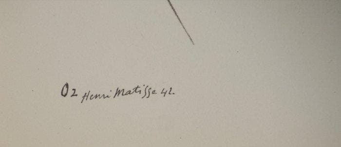 Henri Matisse (1869-1954) - Muse élégante, Antiquités & Art, Antiquités | Autres Antiquités