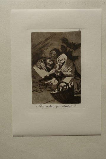 Francisco José De Goya y Lucientes (1746-1828) - Caprichos, Antiek en Kunst