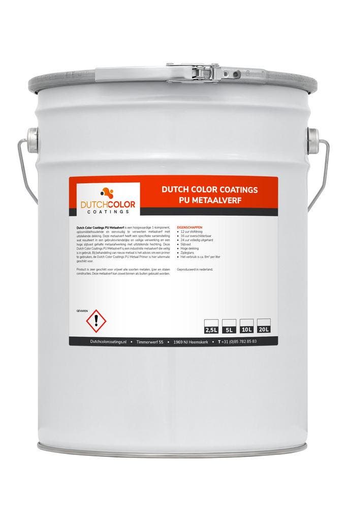 DCC PU Metaalverf Wit 20L, Bricolage & Construction, Peinture, Vernis & Laque, Envoi