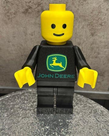 Lego Minifigurine - Custom Item - XL John Deere Brick Lego, Nieuw