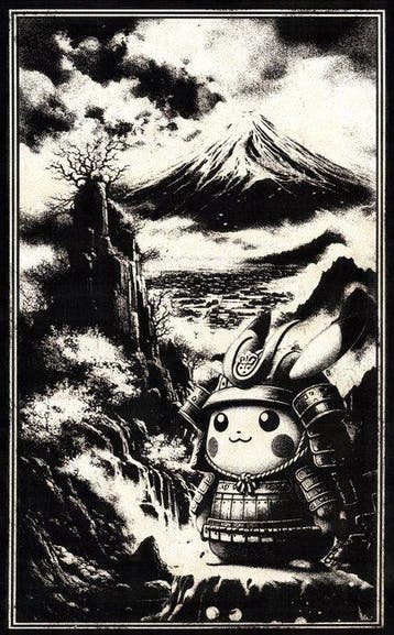 Æ (XX-XXI) - Set of 3 – Pikachu – “Sakura Sentinel · Sacred, Nieuw