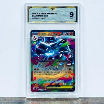 Pokémon Graded card - Charizard X ex 013 – Pokémon - GG 9, Nieuw