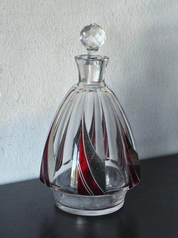 Karl Palda attr.le - Décanteur - Verre - Art Déco, Antiek en Kunst