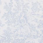 BA076 - Tissu Toile de Jouy Azzurro – 2,8 x 2,5 m - Tissu