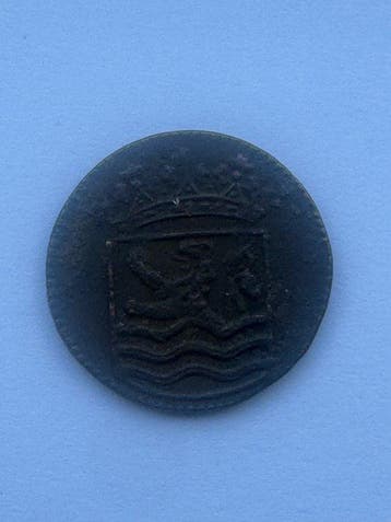 Nederlands-Indië, Zeeland. VOC Duit 1735, Postzegels en Munten