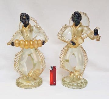 Murano - Figure (2) - Verre, Antiquités & Art