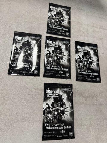 Bandai - 5 Booster pack - Dragon Ball - Lotto 5 Energy, Nieuw