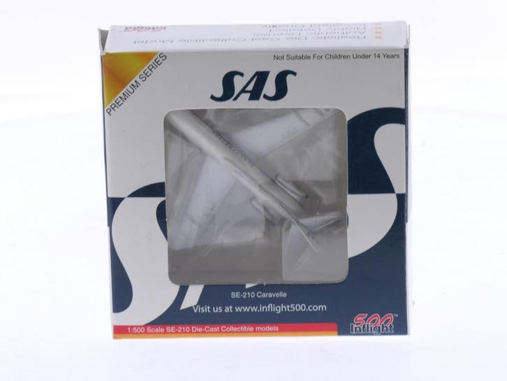 Schaal 1:500 Inflight500 IF5210007 SE-210 Caravelle SAS R..., Hobby en Vrije tijd, Modelbouw | Vliegtuigen en Helikopters, Zo goed als nieuw
