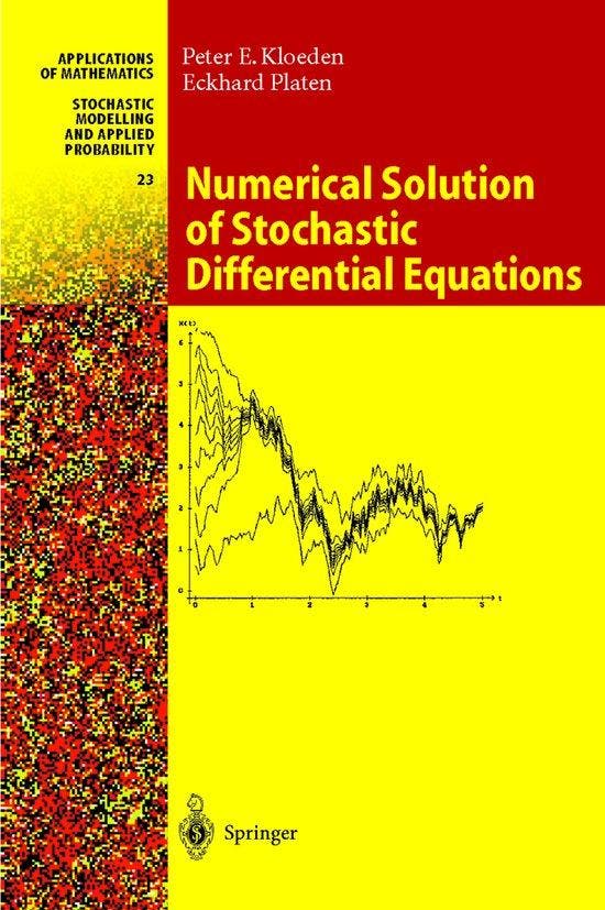 Numerical Solution of Stochastic Differential Equations, Livres, Langue | Anglais, Envoi