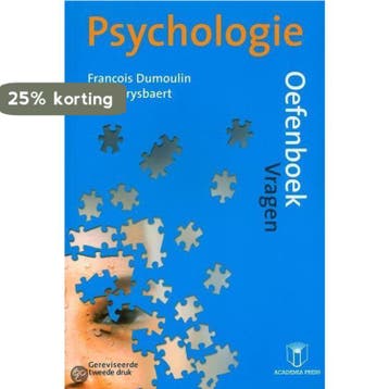 Psychologie oefenboek. Vragen. Antwoorden en samenvattingen, Boeken, Verzenden, Gelezen, F. Dumoulin