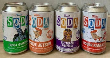 Funko - Funko Pop 8x Funko Soda Pops [Sealed Cans] - Vietnam, Antiek en Kunst
