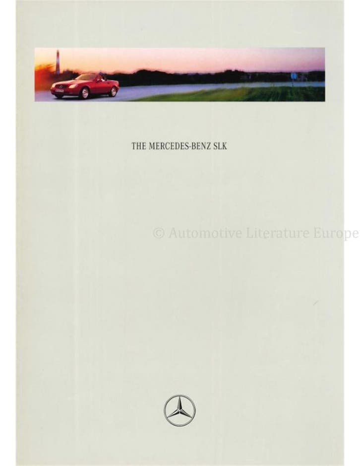 1998 MERCEDES BENZ SLK BROCHURE ENGELS, Livres, Autos | Brochures & Magazines, Enlèvement ou Envoi