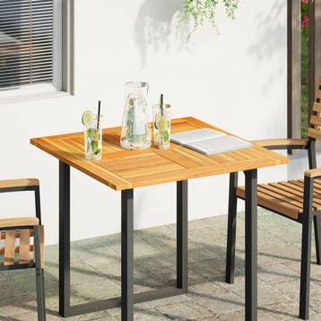 vidaXL Tafelblad vierkant 80x80x2,2 cm massief acaciahout, Verzenden, Nieuw