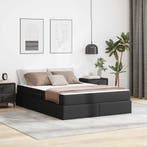 vidaXL Opslag bed met matras met matras met opslag 2 pcs, Verzenden
