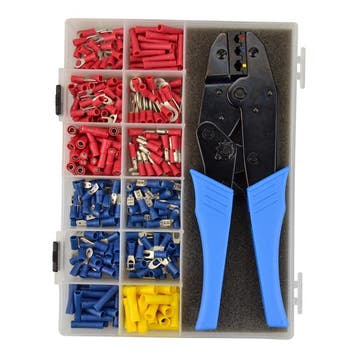 Assortimentsdoos Kabelschoenen Met Krimptang | 360-delig, Verzenden, Nieuw