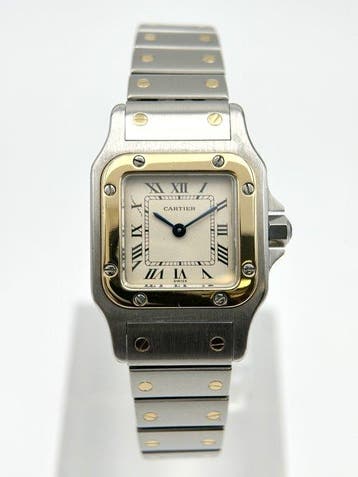 Cartier - Santos Galbée PM - 1057930 - Serviced - Dames -, Nieuw