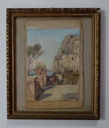 Ernest Arthur Rowe (1863-1922) - Veduta di Capri