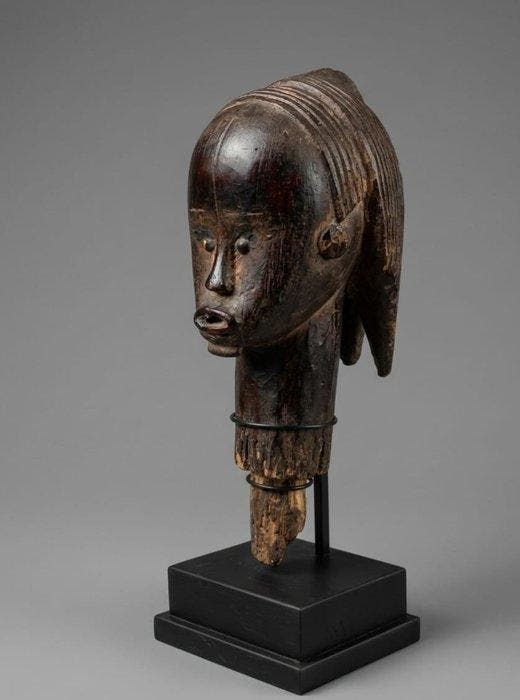 Fang-reliquaire-hoofd - Giftand - Gabon, Antiek en Kunst, Kunst | Niet-Westerse kunst