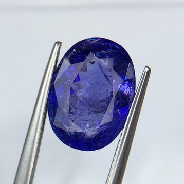 Sans prix de réserve - 1 pcs Bleu, Violet Tanzanite - 6.90