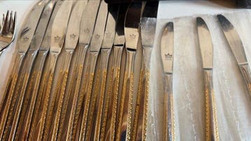Solingen - Bestekset - EMPIRE - Goud 24 kt - roestvrij, Antiek en Kunst