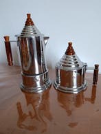 OASI - Koffiepot (2) - Oasi - Staal, Hout -