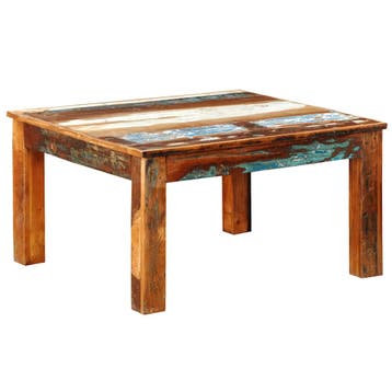 vidaXL Salontafel vierkant gerecycled hout, Verzenden