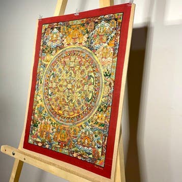 Manifestation of Buddhas Awakening Thangka - Painting of