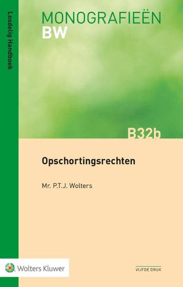 Opschortingsrechten | P.T.J. Wolters | Nieuw, Verzenden, Nieuw, P.T.J. Wolters