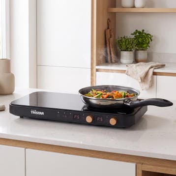 Tristar dubbele inductiekookplaat met grillplaat - PD-9062 |, Electroménager, Verzenden