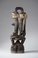 Een houten beeld. - Igbo - Nigeria, Antiek en Kunst