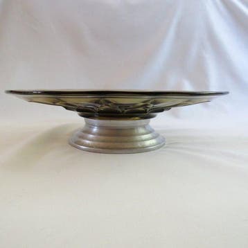 Centre de table - symétrique - Verre, Aluminium - Bol Art