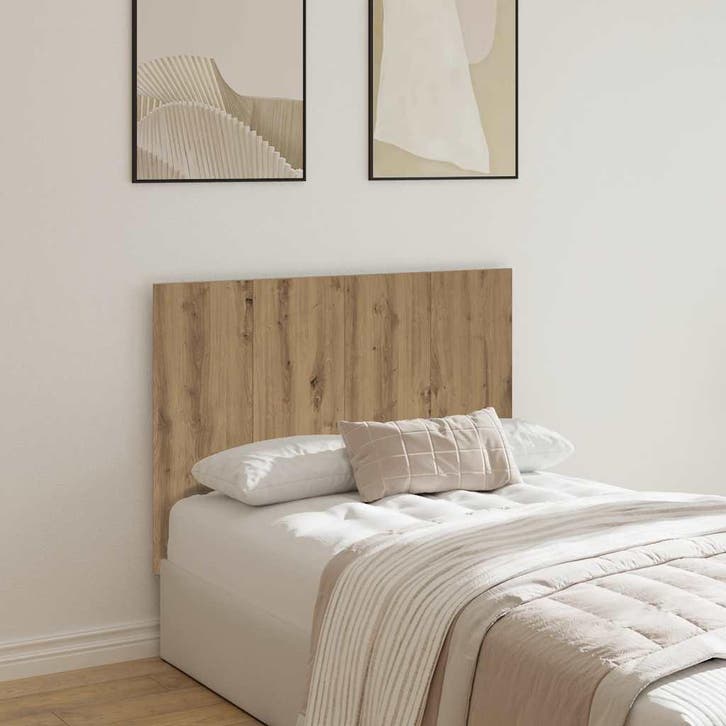 vidaXL Hoofdeinde 120x1,5x80 cm bewerkt hout artisanaal, Huis en Inrichting, Slaapkamer | Bedden, Nieuw, Verzenden