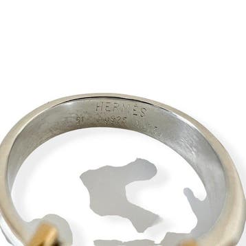 Hermès - Ring - 18 karaat Zilver, Geel goud - Vintage, Nieuw