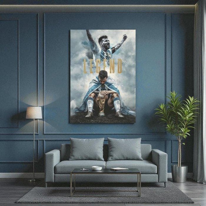 JZL - [XXL] “Messi – The Legend” [Art-Tribute], Verzamelen, Overige Verzamelen