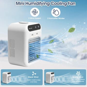 Draagbare Air Conditoner Ventilator - Mini USB Luchtkoeler -, Verzenden, Nieuw