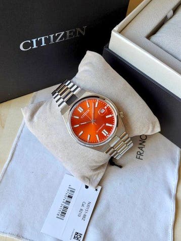 Citizen - Automatic Tsuyosa Orange - Zonder minimumprijs -, Nieuw