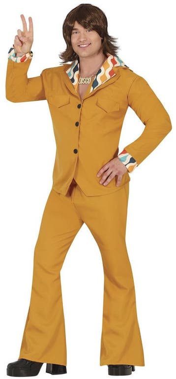 Disco Pak Oranje Heren, Kleding | Heren, Carnavalskleding en Feestkleding, Verzenden, Nieuw