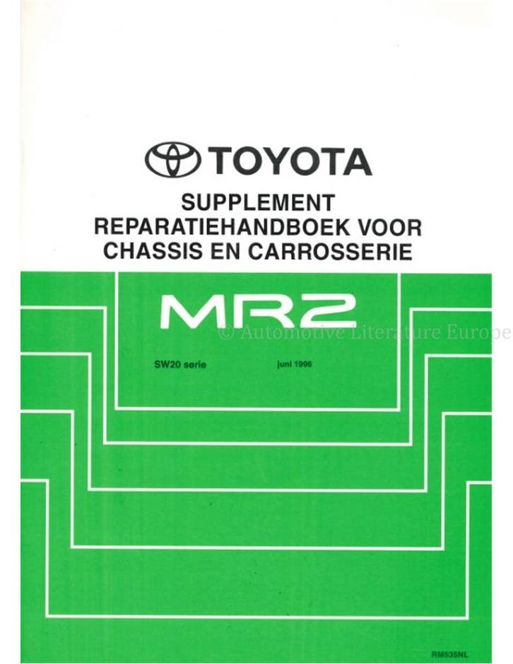 1996 TOYOTA MR2 CHASSIS & CAROSSERIE (SUPPLEMENT), Auto diversen, Handleidingen en Instructieboekjes