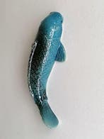 Vanessa Bonino - Sculpture, Koi carp - 32 cm - Majolique -