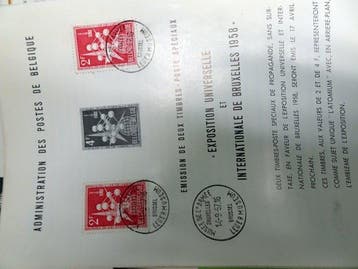 België 1957/1990 - Postfolders, Postzegels en Munten, Postzegels | Europa | België, Gestempeld