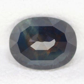 Zonder minimumprijs - 1 pcs Blauw, Groen Saffier - 1.57 ct -, Nieuw
