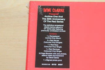 Dave Clarke  - Archive One And The Red Series (Deluxe, Nieuw in verpakking